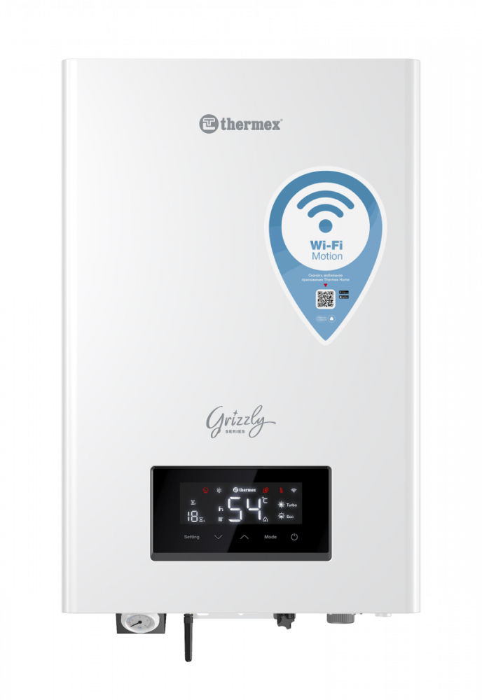 Котел электрический Термекс Гризли 5-12 Квт wi-fi 1 конт