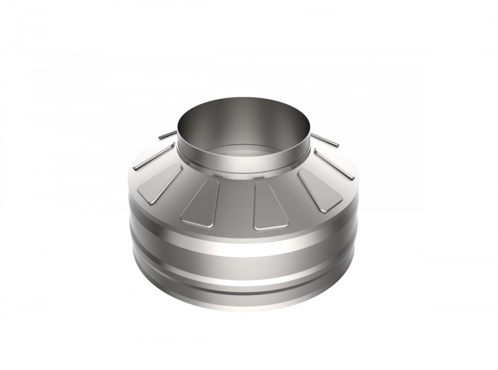 (ГС) Оголовок 130х200, AISI 430/Оц, 0,5мм/0,5мм, (К)